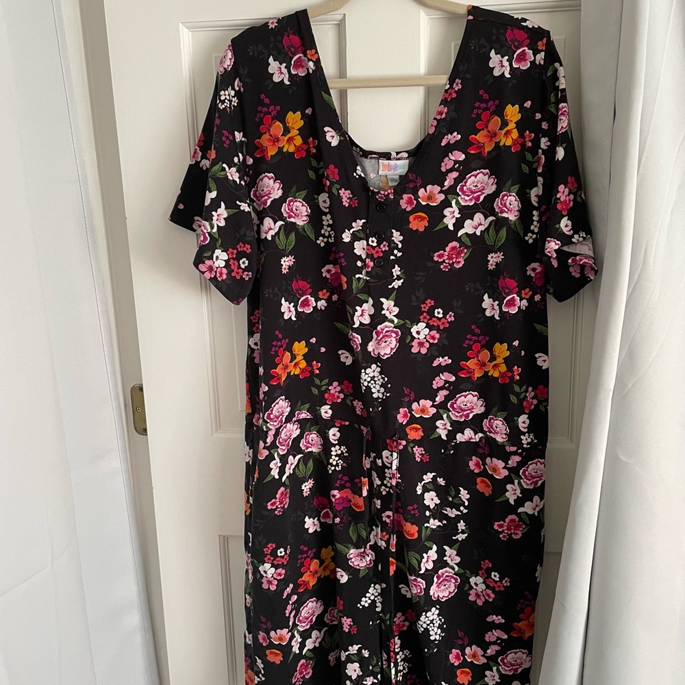 LuLaRoe romper (shorts) with drawstring at waist